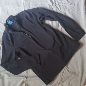 Reebok girls L black pullover with zipper